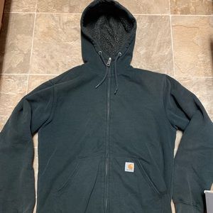Carhartt Sherpa Hoodie Sweatshirt, size small